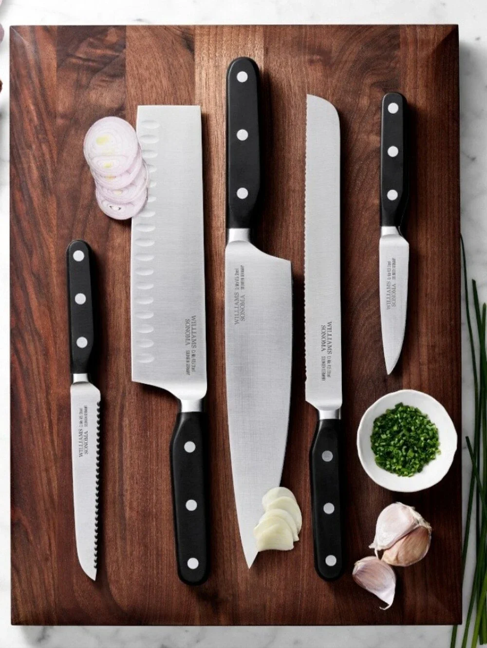 Williams Sonoma Elite Santoku Knife, 7